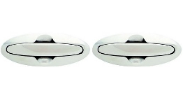 2x Enhance Your Mooring Setup with Attwood Marine Boat Rope Cleat | Stainless Steel 8 Inch Cleat for Anchoring | Stud Mount with Fasteners Included