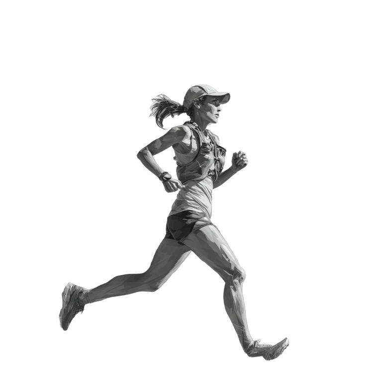 Dynamic Runner Illustration V3 Vinyl Car Decal Sticker – Waterproof & UV-Resistant 3.4133333333333336"