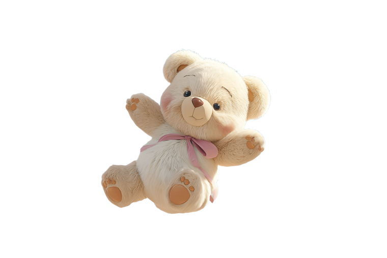 Cartoon Teddy Bear V6 Vinyl Car Decal Sticker – Waterproof & UV-Resistant 2.986666666666667"