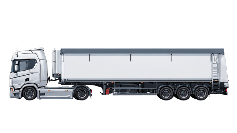 Truck Driver Cabin Vinyl Car Decal Sticker – Waterproof & UV-Resistant 2.72"