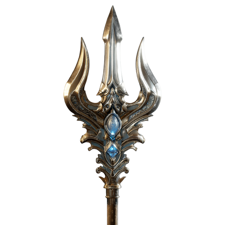 Poseidon'S Trident V3 Vinyl Car Decal Sticker – Waterproof & UV-Resistant 6.826666666666667"