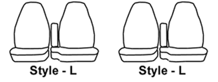 2x Heavy-Duty Gray SeatSaver for 2005-2007 Chevrolet Colorado & GMC Canyon | Slip On/Off, UV Protection, Washer Safe