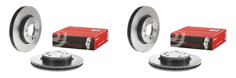 2x High Performance Brembo Brake Rotor | For Land Rover LR3 | Vented Design, Corrosion Resistant, Easy Installation
