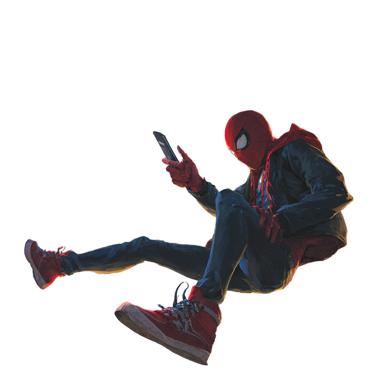 Spiderman Upside Down Vinyl Car Decal Sticker – Waterproof & UV-Resistant 6.826666666666667"