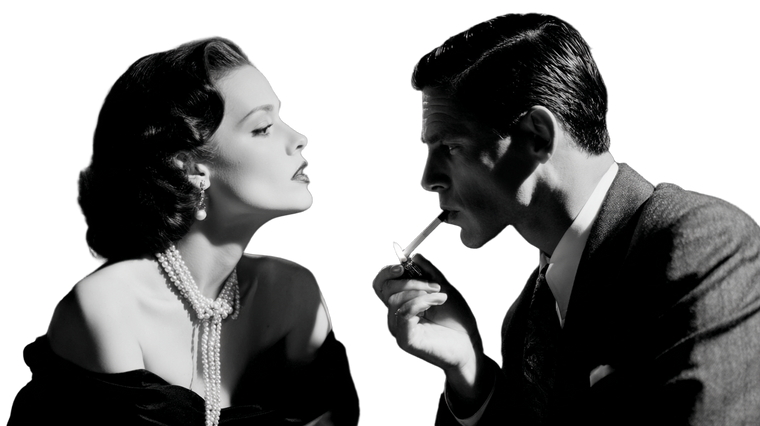 Film Noir Scene Vinyl Car Decal Sticker – Waterproof & UV-Resistant 5.4