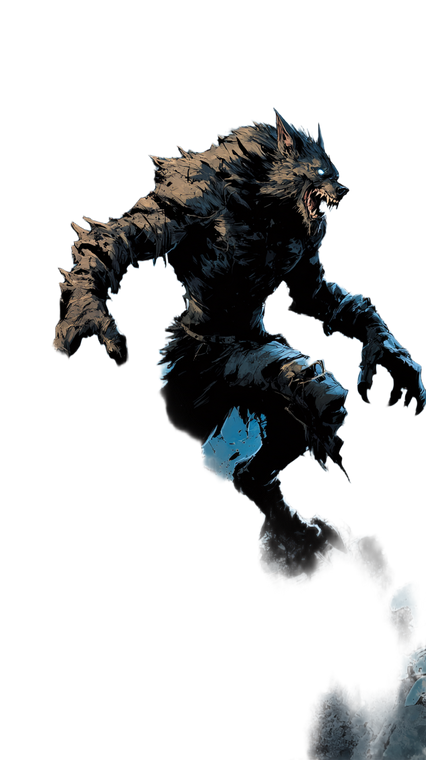 Werewolf Transformation V24 Vinyl Car Decal Sticker – Waterproof & UV-Resistant 9.706666666666667"