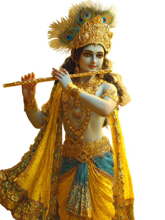Young Lord Krishna V7 Vinyl Car Decal Sticker – Waterproof & UV-Resistant 8.213333333333333"