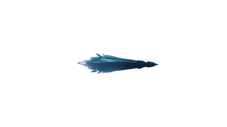 Alien Spiked Spacecraft Vinyl Car Decal Sticker – Waterproof & UV-Resistant 5.4