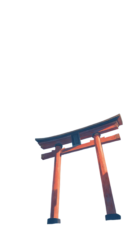 Torii Gate Rooftop Vinyl Car Decal Sticker – Waterproof & UV-Resistant 4.8533333333333335"