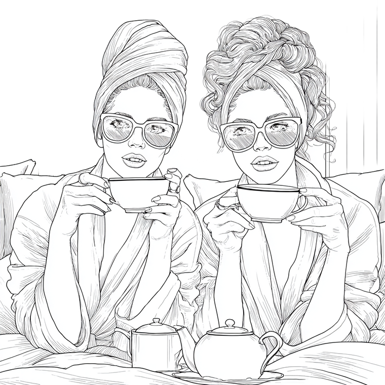 Stylish Women Relaxing V2 Vinyl Car Decal Sticker – Waterproof & UV-Resistant 3.4133333333333336"
