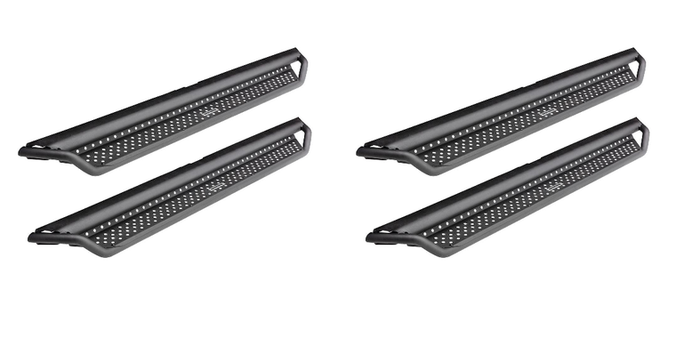 2x Enhance Access with Go Rhino Running Board Component | Rocker Panel Protection | No-Drill Installation