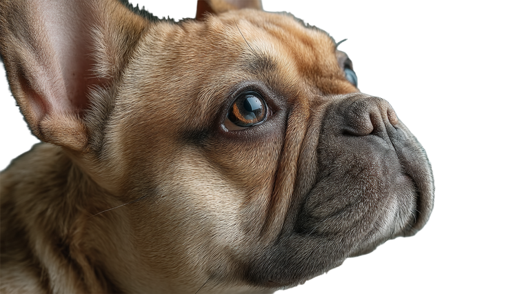 Focused French Bulldog Vinyl Car Decal Sticker – Waterproof & UV-Resistant 2.72"