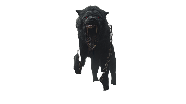 Garmr Hellhound Guardian Vinyl Car Decal Sticker – Waterproof & UV-Resistant 2.72"