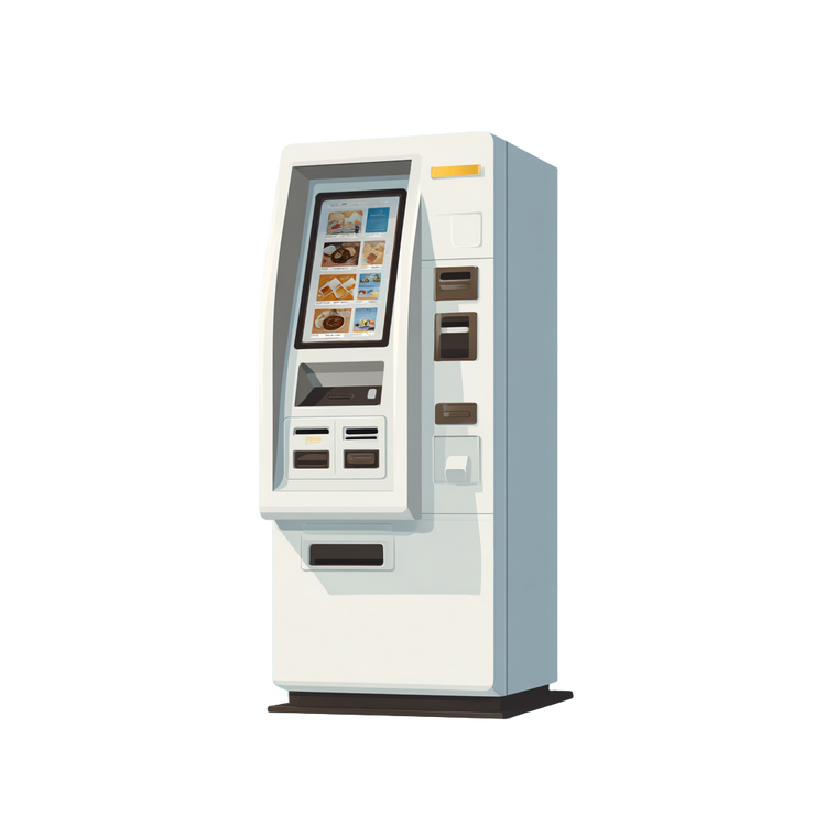 Self-Service Kiosk Vinyl Car Decal Sticker – Waterproof & UV-Resistant 3.4133333333333336"