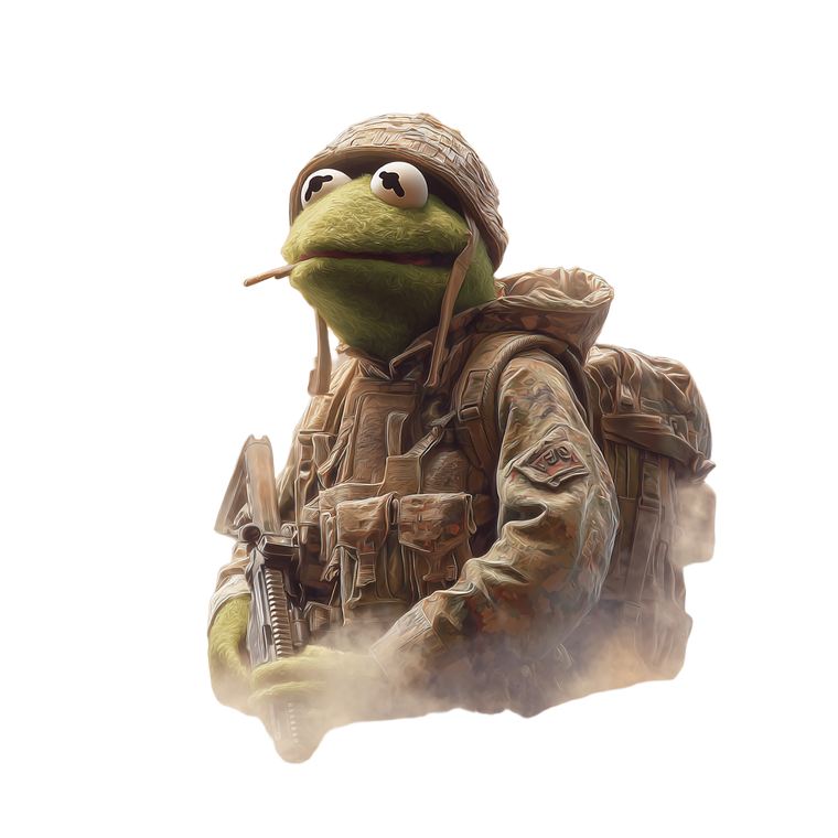 Gritty Kermit Frog Vinyl Car Decal Sticker – Waterproof & UV-Resistant 3.4133333333333336"
