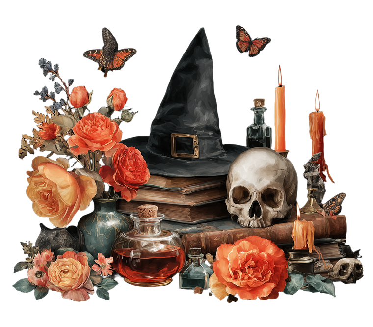 Gothic Witch Hat Vinyl Car Decal Sticker – Waterproof & UV-Resistant 3.4133333333333336"