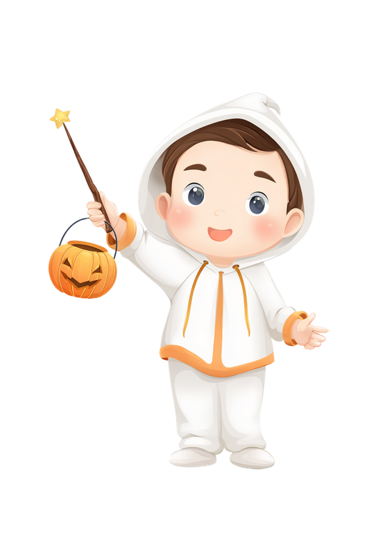 Halloween Kid Character Vinyl Car Decal Sticker – Waterproof & UV-Resistant 4.373333333333333"