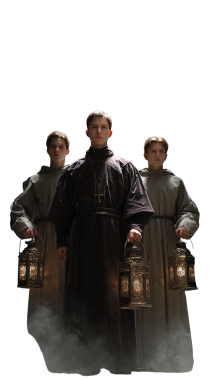 Priest In Cathedral Vinyl Car Decal Sticker – Waterproof & UV-Resistant 9.706666666666667"