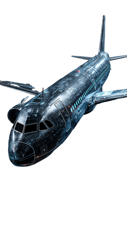 Ai-Enhanced Aircraft Vinyl Car Decal Sticker – Waterproof & UV-Resistant 9.706666666666667"