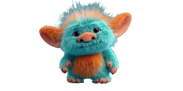 Pixar-Style Troll Vinyl Car Decal Sticker – Waterproof & UV-Resistant 5.12"