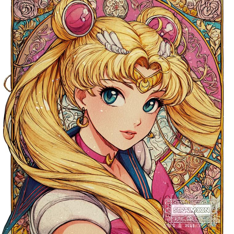 Sailor Moon Character V4 Vinyl Car Decal Sticker – Waterproof & UV-Resistant 3.4133333333333336"