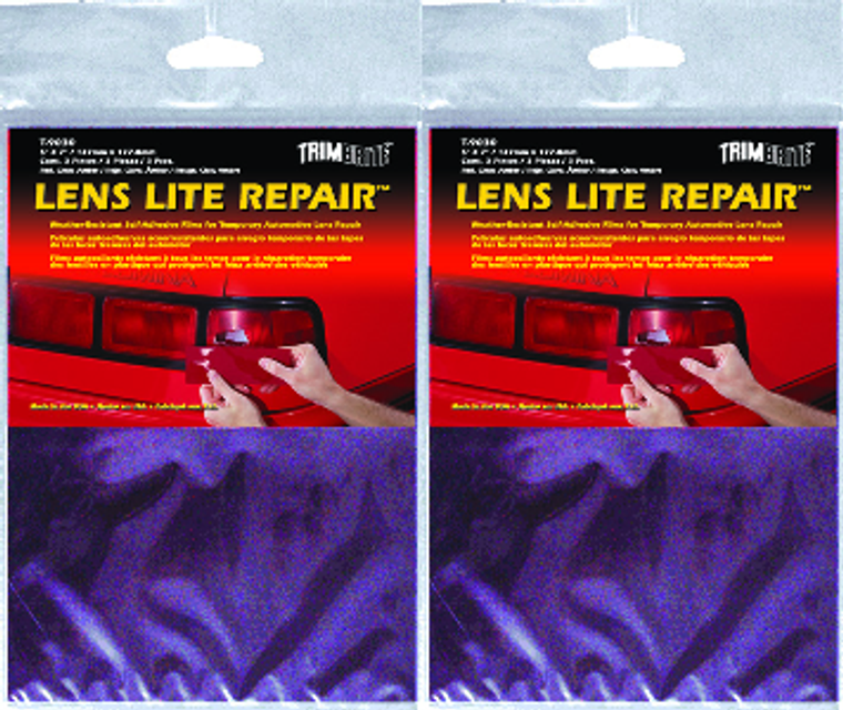 2x Trimbrite Lens Lite Repair Multi Purpose Tape | 3-Piece Self Adhesive Kit | USA Made