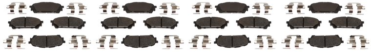 4x Upgrade your Subaru & Saab brakes! Raybestos Brakes Ceramic Brake Pads | Fits 2004-2008 Forester,Impreza,9-2X | R-Line Friction | OE Spec