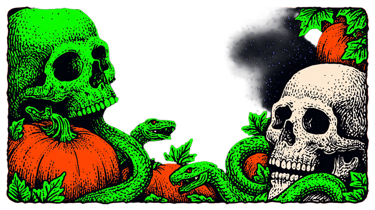 Halloween Poster Frame V2 Vinyl Car Decal Sticker – Waterproof & UV-Resistant 5.4