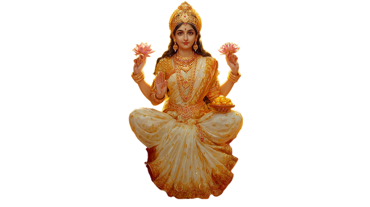 Goddess Lakshmi V15 Vinyl Car Decal Sticker – Waterproof & UV-Resistant 5.4
