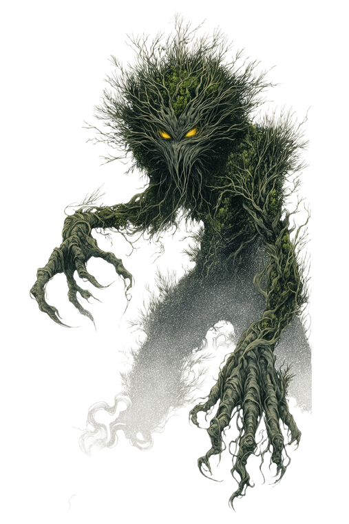 Screaming Forest Spirit Vinyl Car Decal Sticker – Waterproof & UV-Resistant 8.96"
