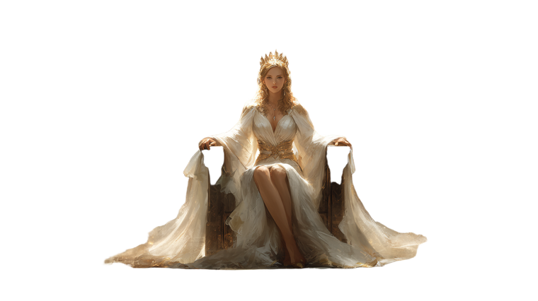 Goddess Hera Seated V2 Vinyl Car Decal Sticker – Waterproof & UV-Resistant 5.4