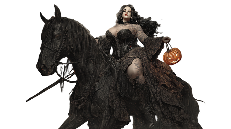 Headless Horsewoman Charging Vinyl Car Decal Sticker – Waterproof & UV-Resistant 5.4
