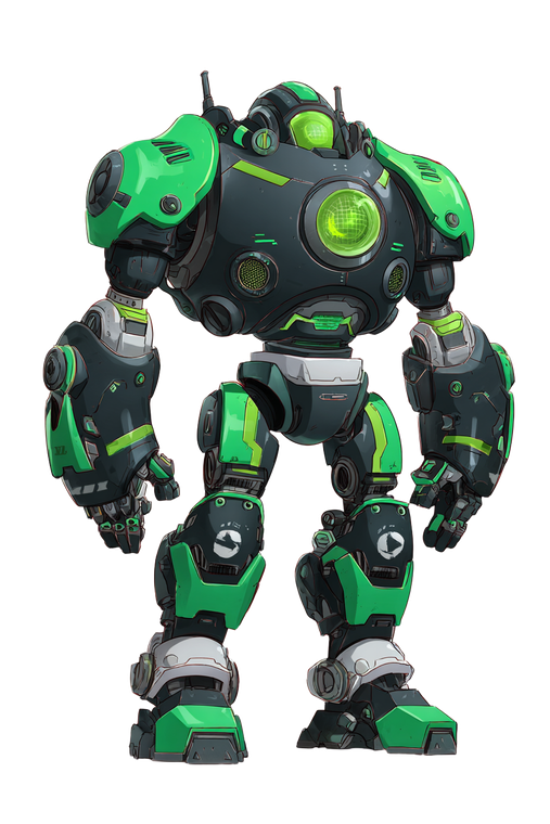 Supervillain Combat Robot Vinyl Car Decal Sticker – Waterproof & UV-Resistant 4.4