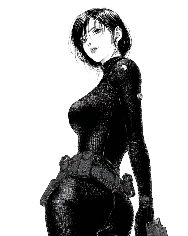 Gantz Suit Lady Vinyl Car Decal Sticker – Waterproof & UV-Resistant 4.0"