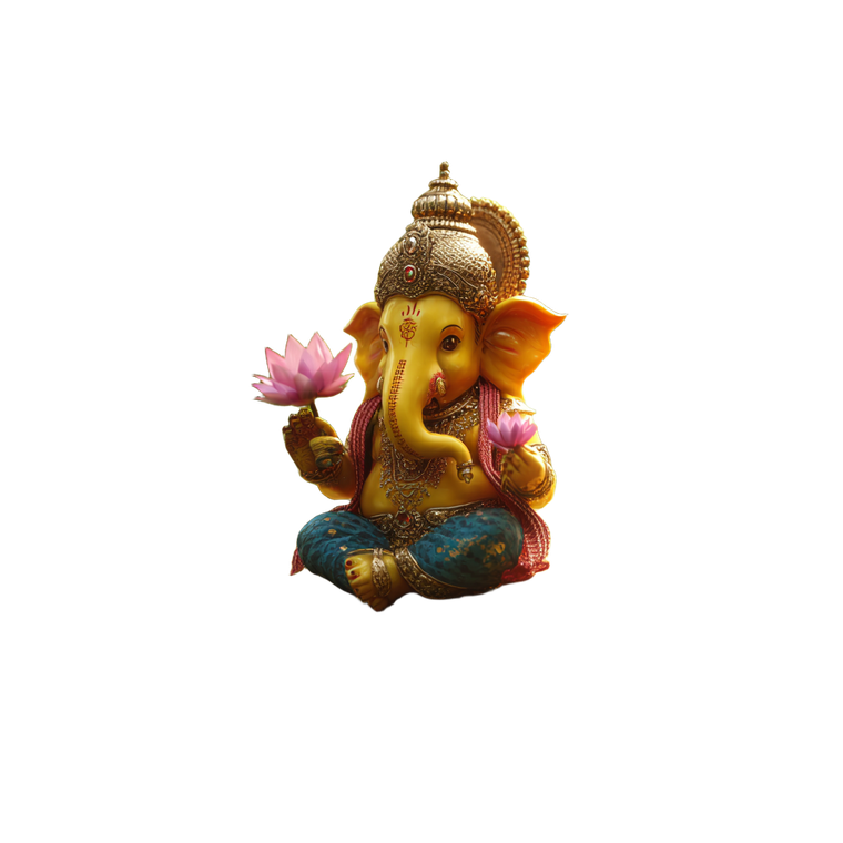 Lord Ganesha Statue Vinyl Car Decal Sticker – Waterproof & UV-Resistant 6.826666666666667"