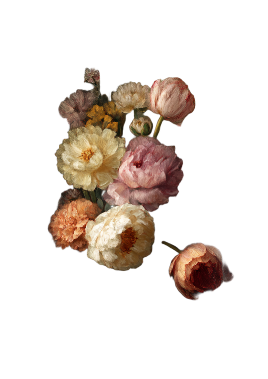 Vintage Floral Still Vinyl Car Decal Sticker – Waterproof & UV-Resistant 4.373333333333333"