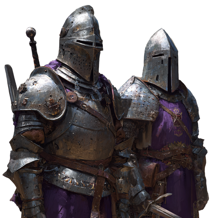 Medieval Guard Soldiers Vinyl Car Decal Sticker – Waterproof & UV-Resistant 3.4133333333333336"