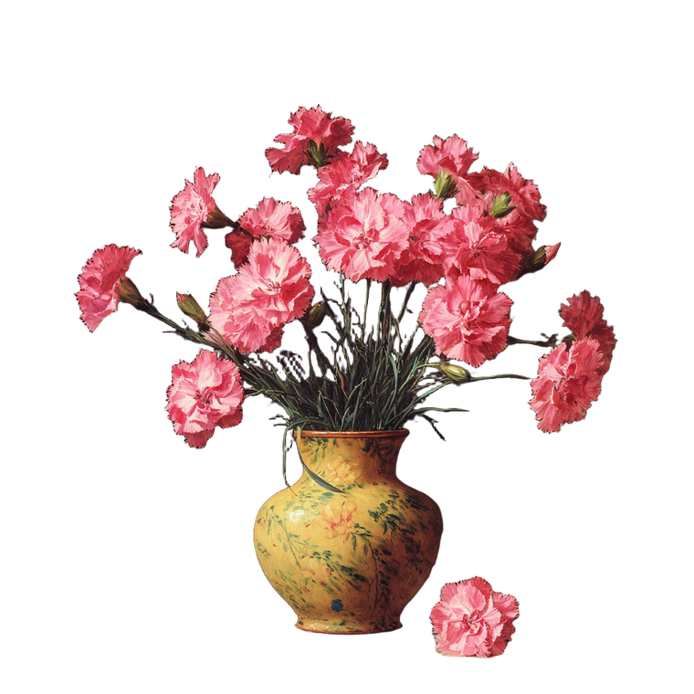 Pink In Vase Vinyl Car Decal Sticker – Waterproof & UV-Resistant 6.826666666666667"