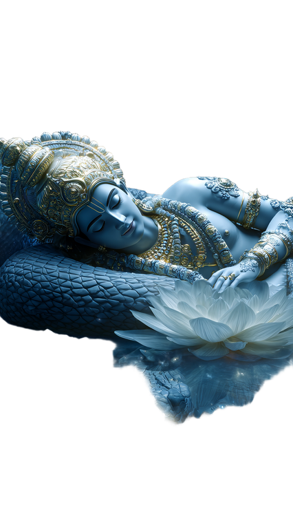 Vishnu On Shesha V2 Vinyl Car Decal Sticker – Waterproof & UV-Resistant 9.706666666666667"