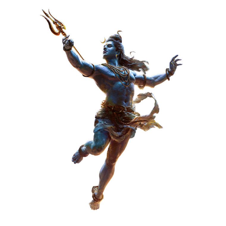 Cosmic Nataraja Shiva Vinyl Car Decal Sticker – Waterproof & UV-Resistant 6.826666666666667"