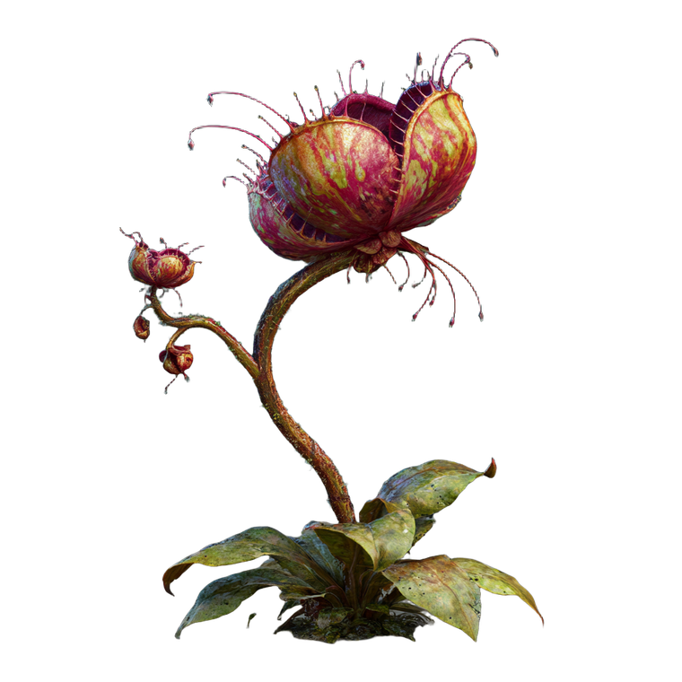 Carnivorous Plant Concept Vinyl Car Decal Sticker – Waterproof & UV-Resistant 3.4133333333333336"