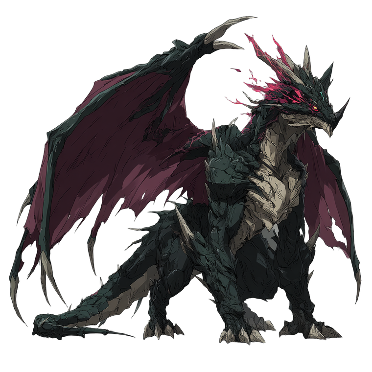 Menacing Black Dragon V3 Vinyl Car Decal Sticker – Waterproof & UV-Resistant 6.826666666666667"