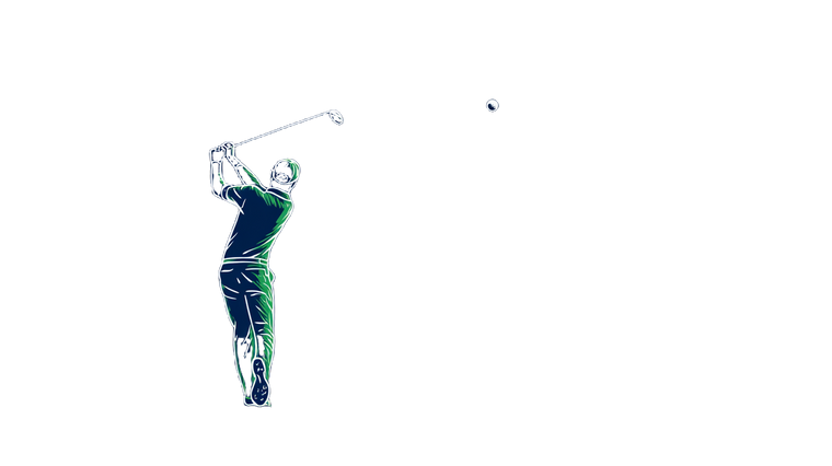 Golfer Finishing Swing V3 Vinyl Car Decal Sticker – Waterproof & UV-Resistant 2.72"