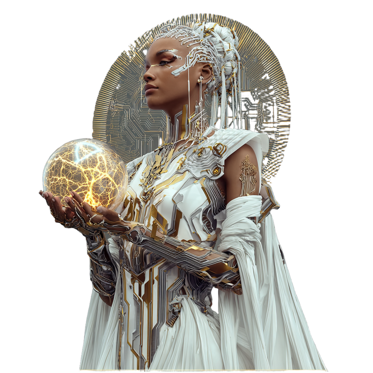Cyberpunk Goddess V10 Vinyl Car Decal Sticker – Waterproof & UV-Resistant 3.4133333333333336"