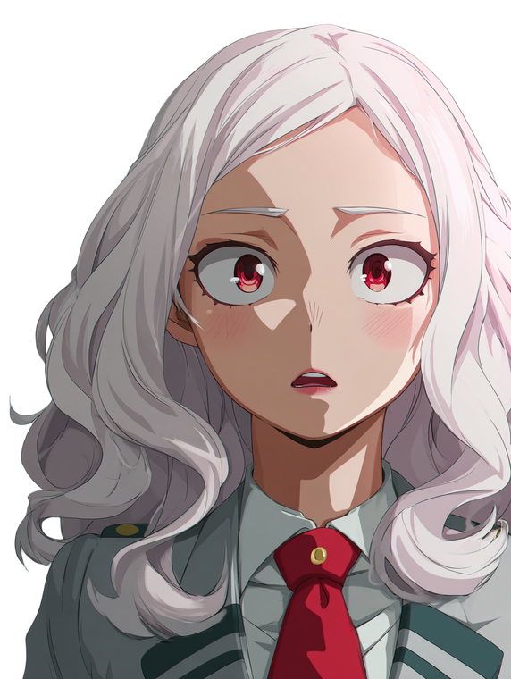Anime Schoolgirl Portrait V4 Vinyl Car Decal Sticker – Waterproof & UV-Resistant 8.213333333333333"