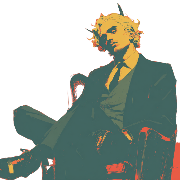 Monster Godfather Vinyl Car Decal Sticker – Waterproof & UV-Resistant 3.4133333333333336"