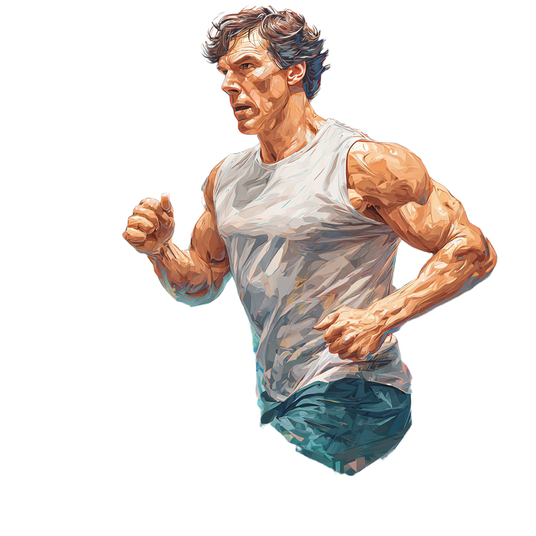 Bodybuilder Sherlock Holmes Vinyl Car Decal Sticker – Waterproof & UV-Resistant 3.4133333333333336"