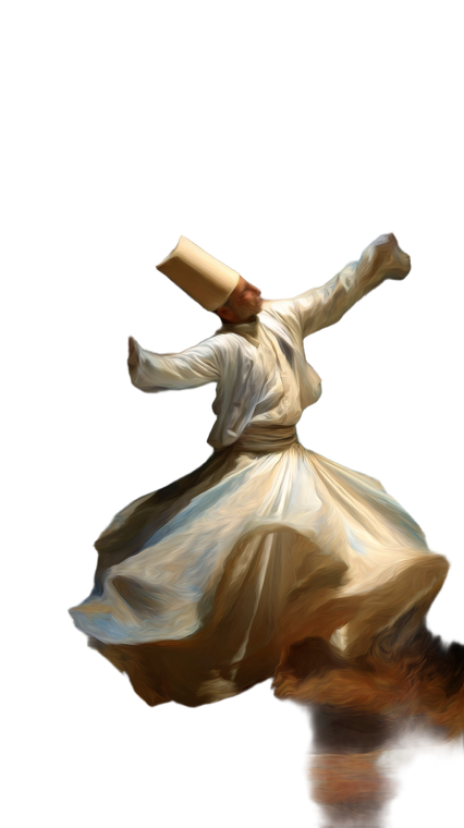 Whirling Dervish V7 Vinyl Car Decal Sticker – Waterproof & UV-Resistant 9.706666666666667"
