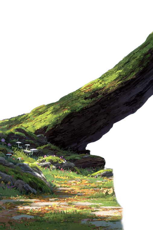 Mossy Fallen Tree V2 Vinyl Car Decal Sticker – Waterproof & UV-Resistant 4.4