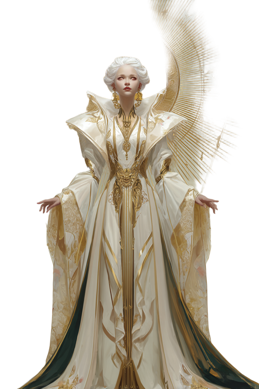 Albino Futuristic Woman Vinyl Car Decal Sticker – Waterproof & UV-Resistant 4.4